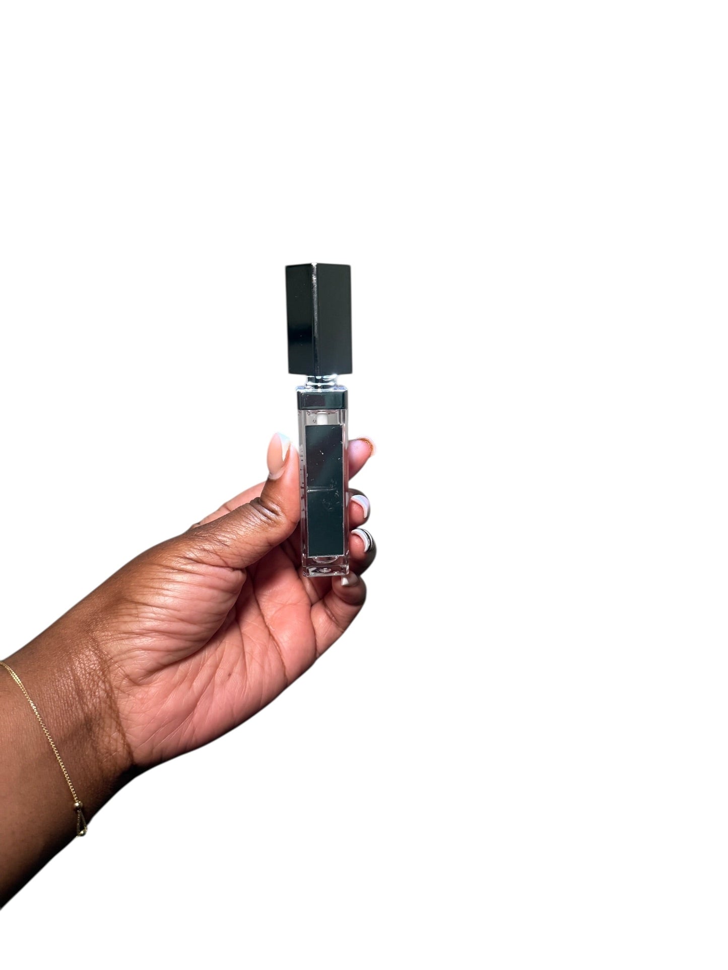 LED light up tube with attached mirror