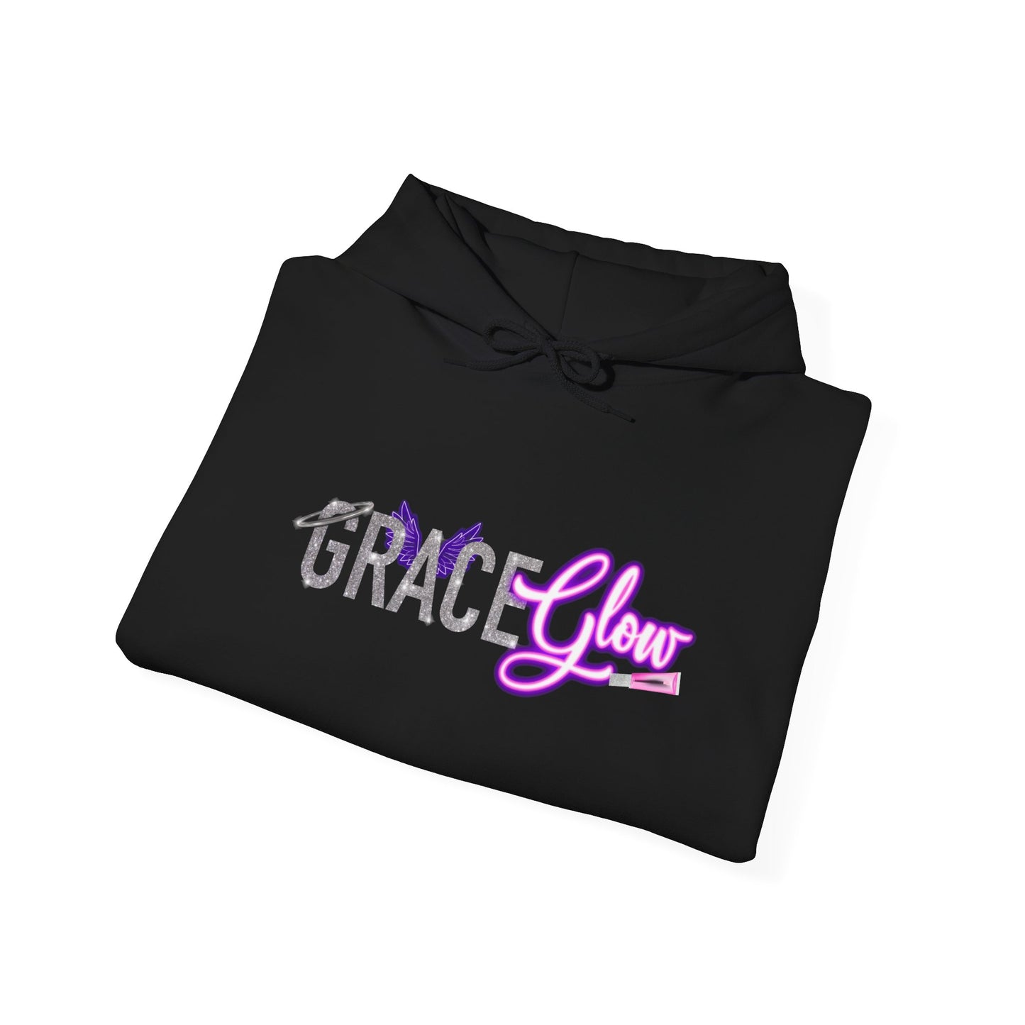 GraceGlow Unisex Heavy Blend Hoodie, Cozy Sweatshirt, Trendy Gift, Streetwear Style, Comfortable Layering, Perfect for Everyday Wear