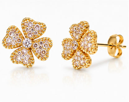 Golden Bloom Studs