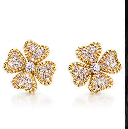 Golden Bloom Studs